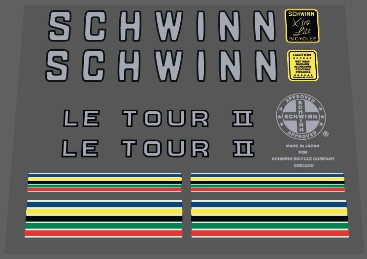 Schwinn 1977 Le Tour II set - H Lloyd Cycles