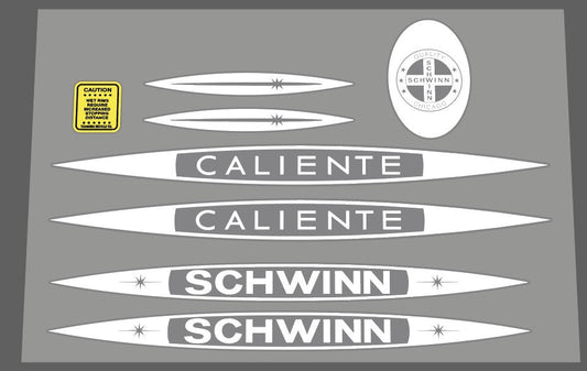 Schwinn Caliente 1979 Essentials decal set - H Lloyd Cycles