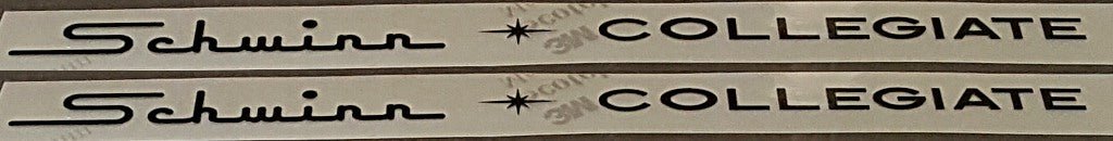 Schwinn Collegiate Down Tube Decals - H Lloyd Cycles
