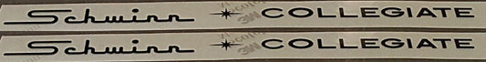 Schwinn Collegiate Down Tube Decals - H Lloyd Cycles