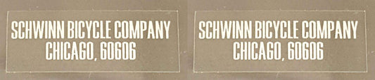 Schwinn Decal - H Lloyd Cycles