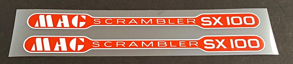 Schwinn MAC Scrambler SX100 Top Tube Decals - H Lloyd Cycles