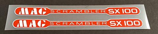 Schwinn MAC Scrambler SX100 Top Tube Decals - H Lloyd Cycles