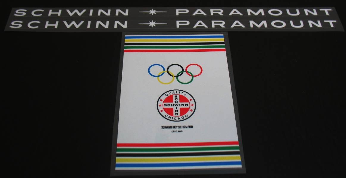 Schwinn Paramount Decal Set - H Lloyd Cycles