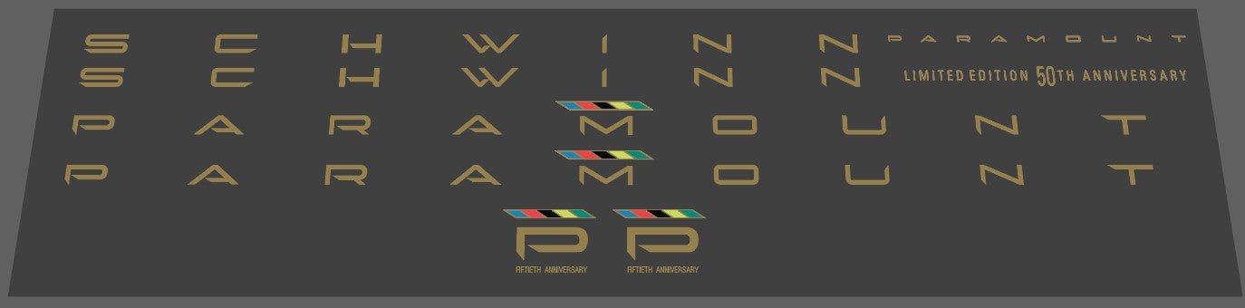 Schwinn Paramount Decal set - H Lloyd Cycles