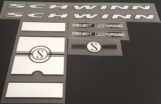 Schwinn Project Underground Decal Set - H Lloyd Cycles