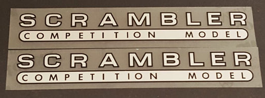 Schwinn Scrambler Comp Model Top Tube Decals - H Lloyd Cycles