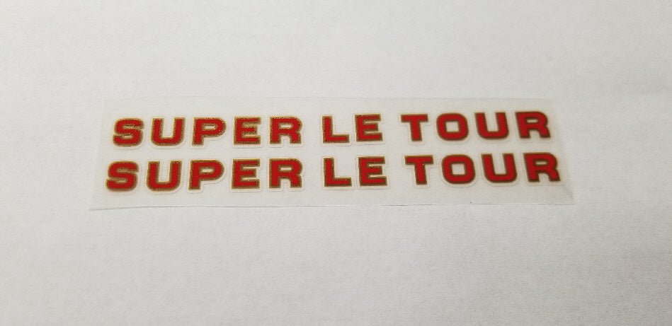 Schwinn Super Le Tour Decal - H Lloyd Cycles