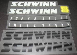 Schwinn super sport decal set - H Lloyd Cycles