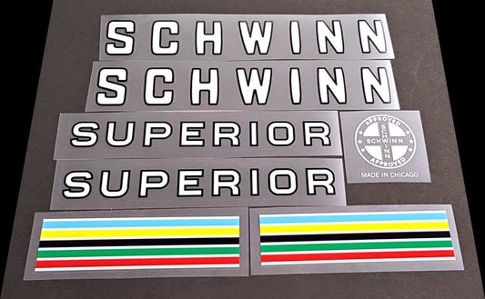 Schwinn Superior decal set - H Lloyd Cycles