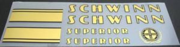 Schwinn superior decal set - H Lloyd Cycles