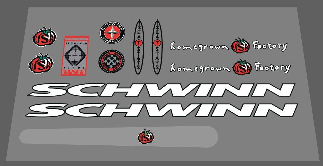 Schwinn sweet spot decal set - H Lloyd Cycles