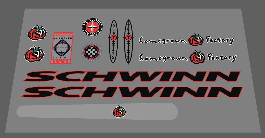 Schwinn sweet spot decal set - H Lloyd Cycles