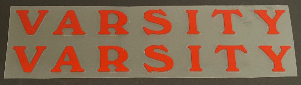 Schwinn Varsity Top Tube Decals - H Lloyd Cycles