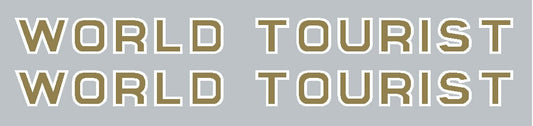 Schwinn World Tourist Top Tube Decals - H Lloyd Cycles