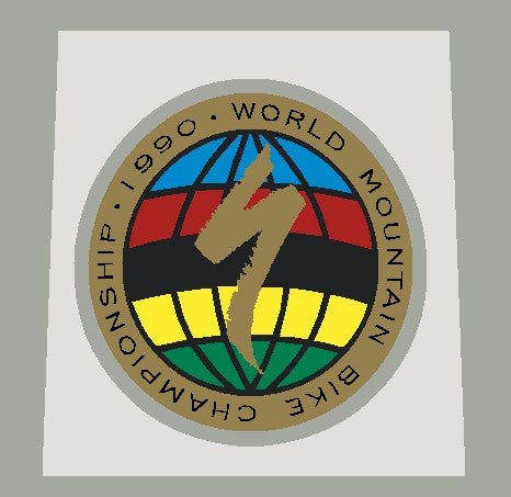 Specialized 1990 World Championshop decal - H Lloyd Cycles