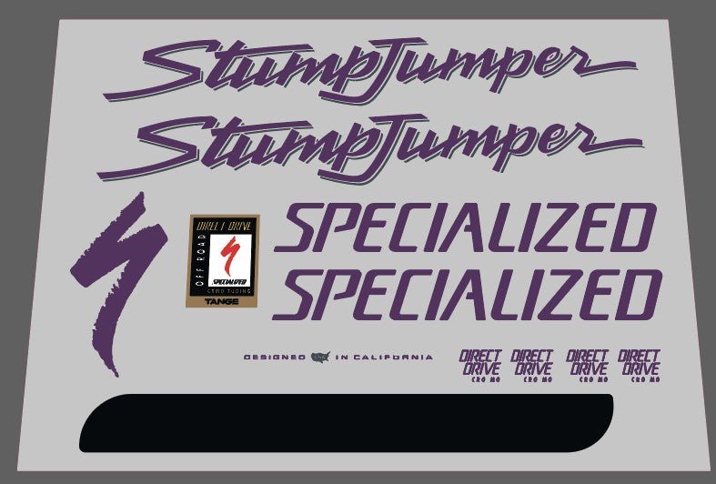 Specialized Stumpjumper 1992 decal set - H Lloyd Cycles