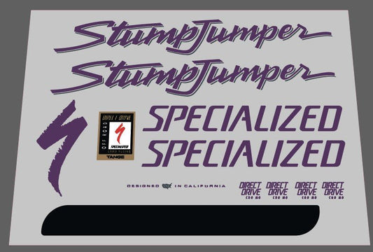 Specialized Stumpjumper 1992 decal set - H Lloyd Cycles