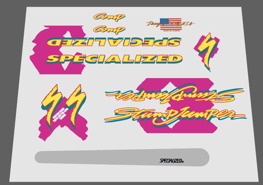 Specialized Stumpjumper Comp decal set - H Lloyd Cycles