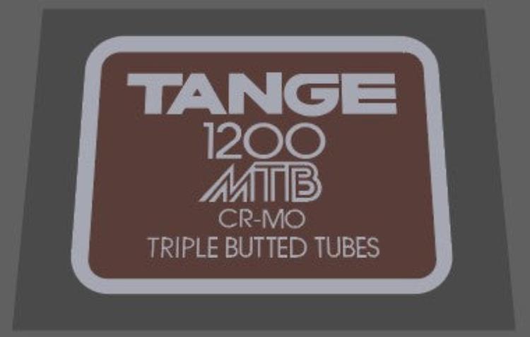Tange 1200 MTB Red - H Lloyd Cycles