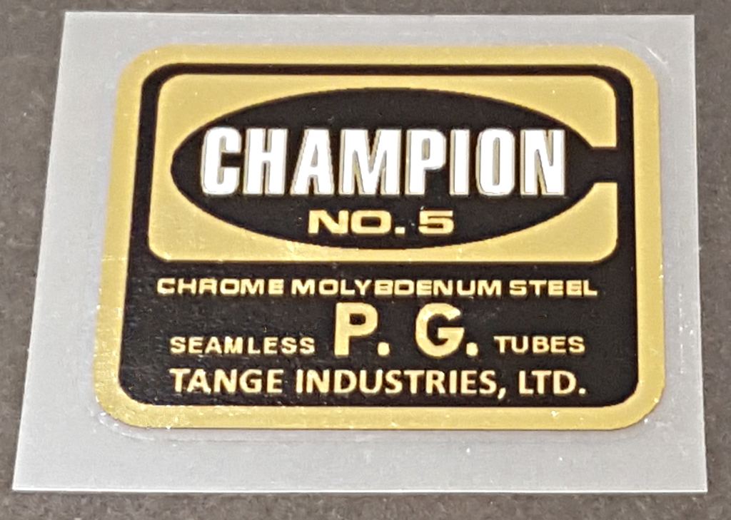 Tange Chamion No 5 PG tubes - H Lloyd Cycles