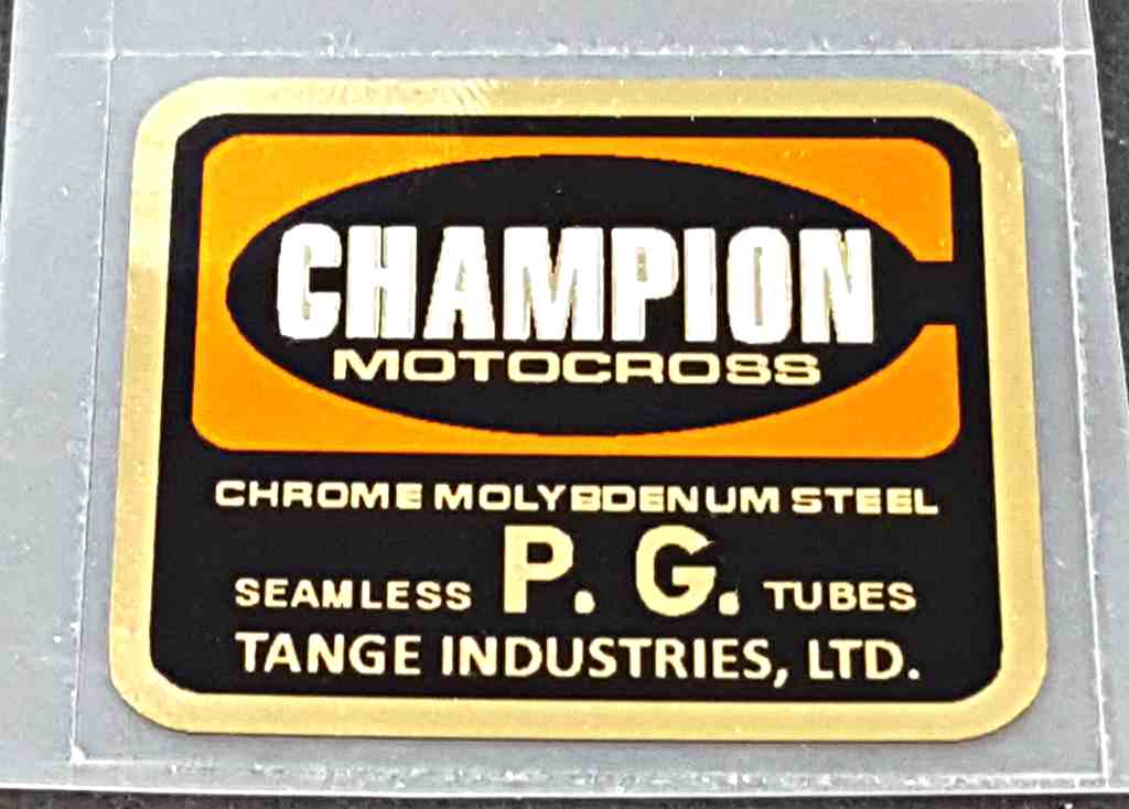 Tange Champion PG tubes - H Lloyd Cycles
