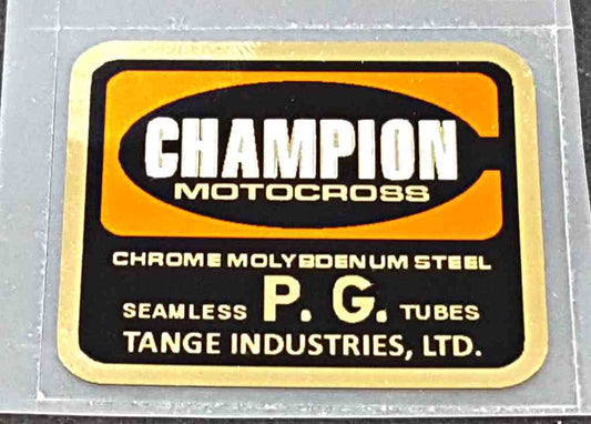 Tange Champion PG tubes - H Lloyd Cycles
