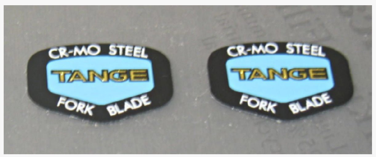 Tange Fork decals - H Lloyd Cycles