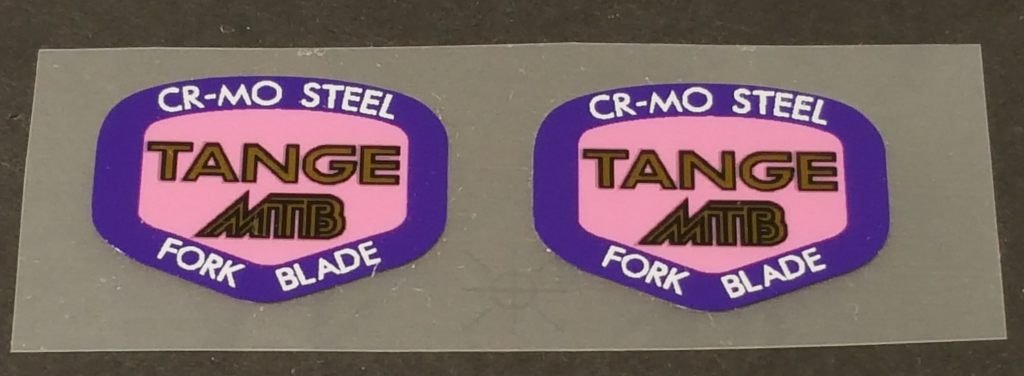 Tange Fork MTB decal - H Lloyd Cycles