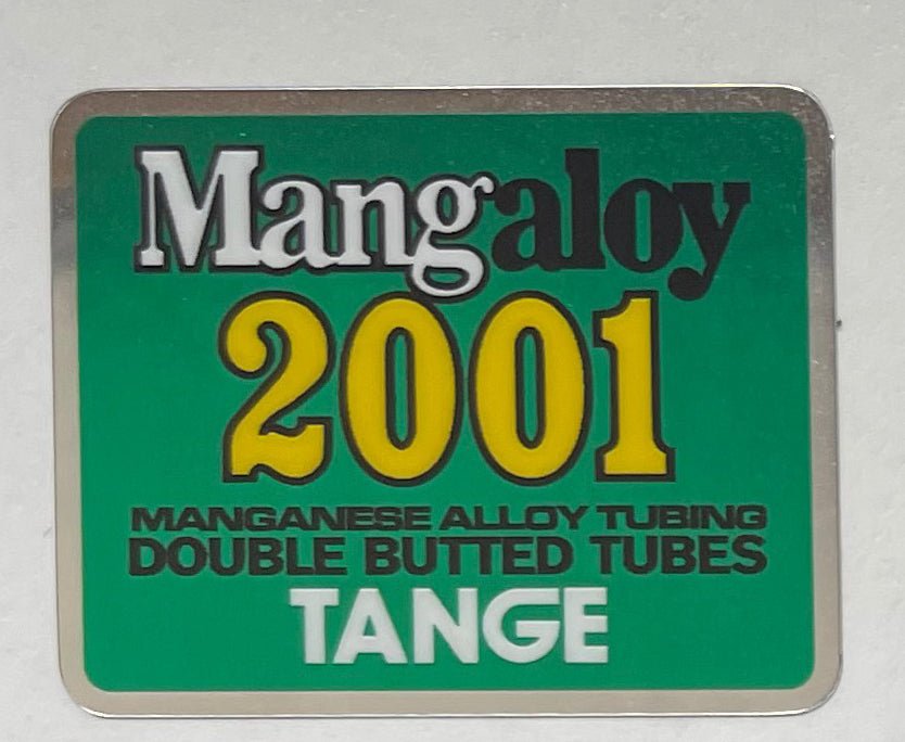 Tange Mangaloy decal - H Lloyd Cycles