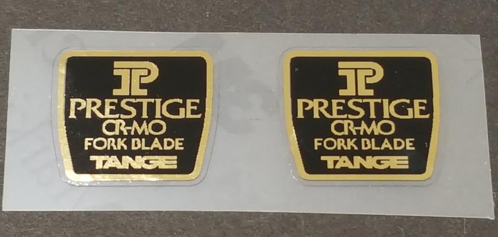 Tange Prestige Cr - Mo Fork decals - H Lloyd Cycles