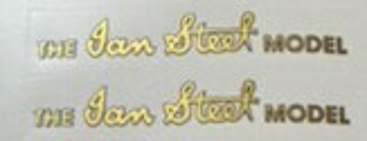 The Ian Steel Model top tube decal - H Lloyd Cycles