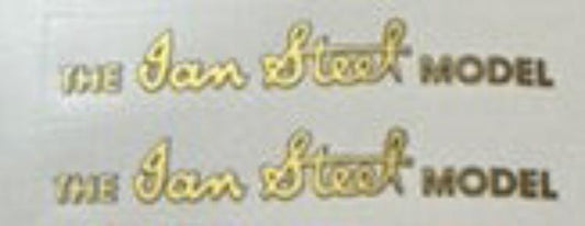 The Ian Steel Model top tube decal - H Lloyd Cycles