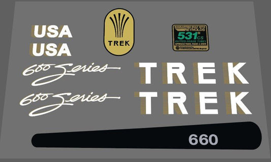 Trek 660 decal set - H Lloyd Cycles