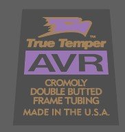 True Temper AVR tubing decal - H Lloyd Cycles
