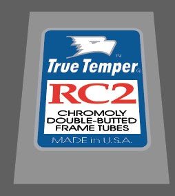 True Temper RC2 tubing decal - H Lloyd Cycles