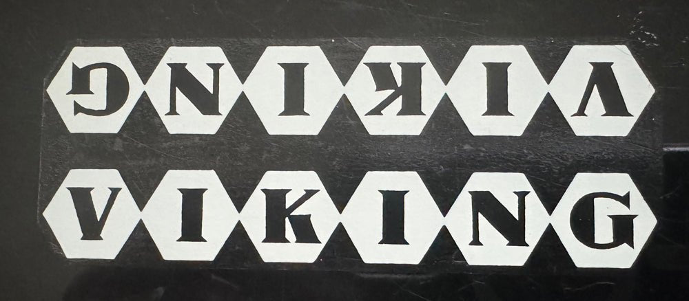 Viking Hexagonal downtube decal - H Lloyd Cycles