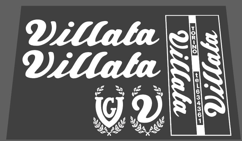 Villata Decal set - H Lloyd Cycles