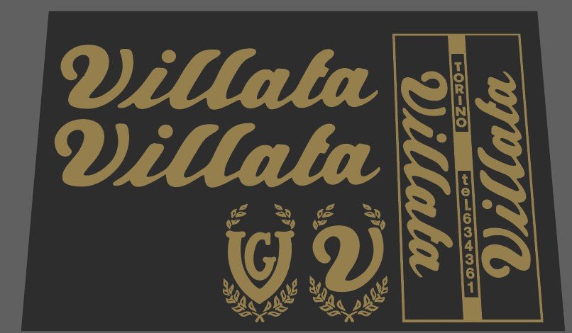 Villata Decal set - H Lloyd Cycles