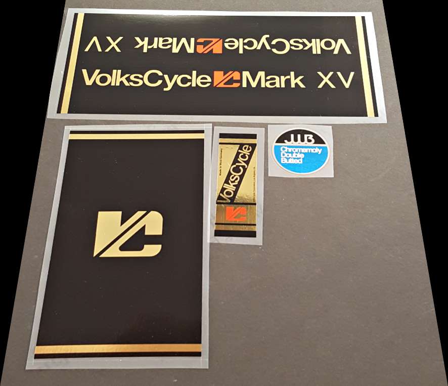 Volkcycle Mark Xv Decal set - H Lloyd Cycles