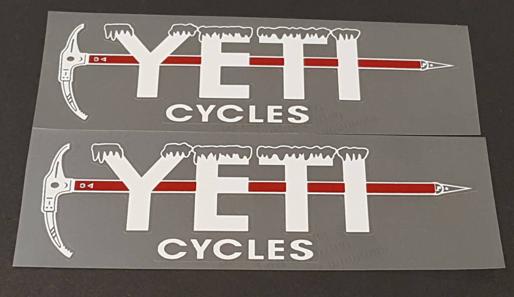 Yeti Downtube decal - H Lloyd Cycles