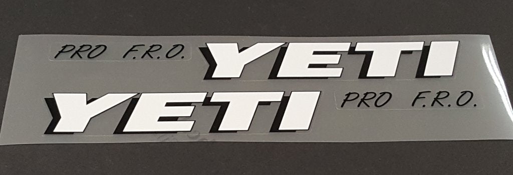 Yeti Downtube decal - H Lloyd Cycles