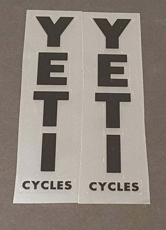 Yeti seat stay decals - H Lloyd Cycles