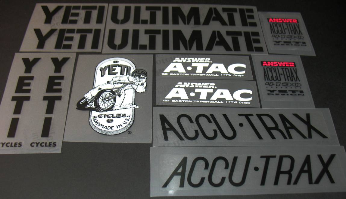 Yeti Ultimate Decal Set - Customize Your Gear Stylishly – H Lloyd Cycles