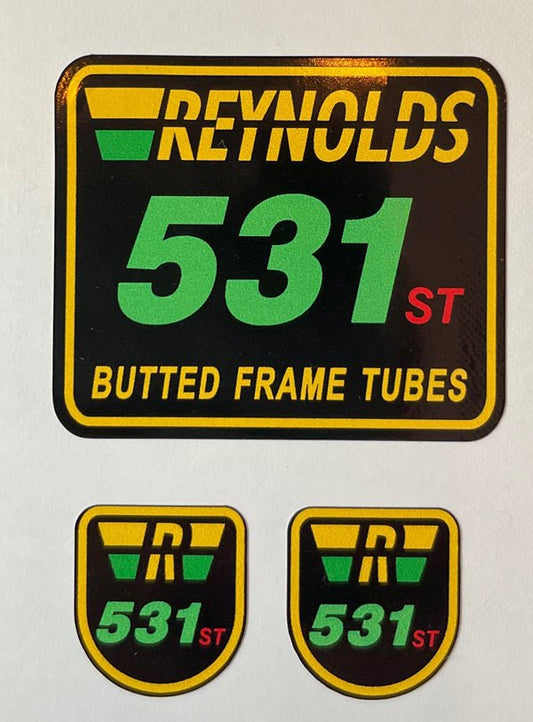 531 ST butted frame tubes decal set - H Lloyd Cycles