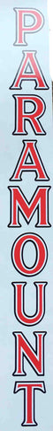 Paramount Seat tube decals