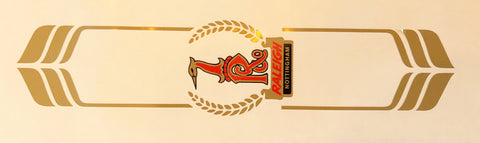 Raleigh superb seat tube panel