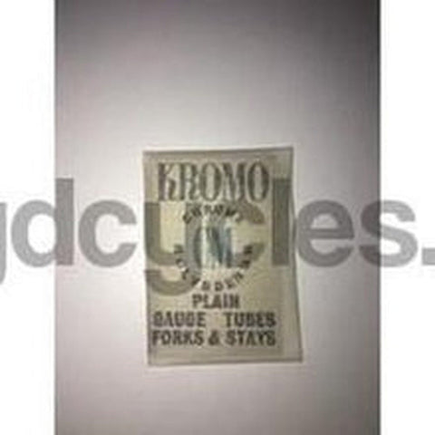 ACCLES & POLLOCK "Kromo" tubing transfer.