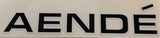AENDE downtube decal.