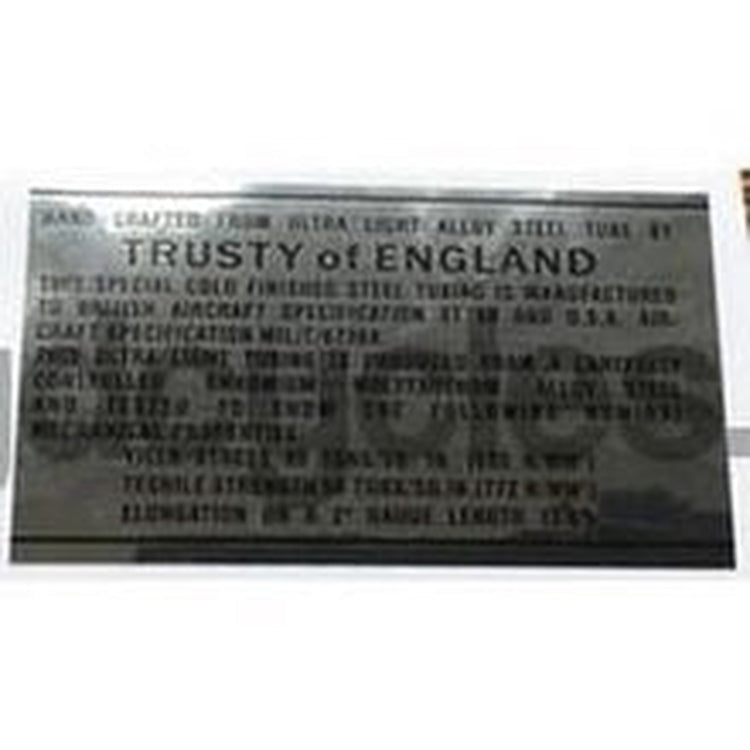 AEROSPACE tubing detail. - H Lloyd Cycles